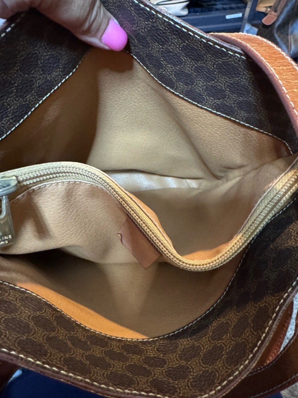 Celine Macadam Bucket Tote - Picture 9 of 14